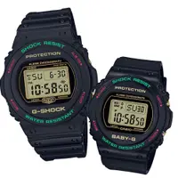 在飛比找蝦皮商城優惠-【CASIO】G-SHOCK+BABY-G 聖誕風格圓框電子