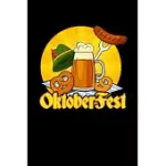 OKTOBERFEST KRUG UND WURST: 6X9 120 PAGES BLANK - YOUR PERSONAL DIARY