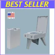 GO Anywhere Portable Camping Toilet - Complete Eco-Friendly Kit for Outdoors