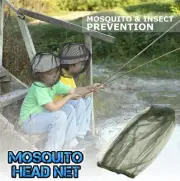 Mosquito Insect Head Net Mesh Fly Bee Bug Protector Hat Outdoor Fishing Camping