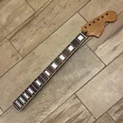 Stainless 22 Fret Roasted Maple Strat Guitar Neck Nitro Rosewood Fretboard
