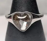 PALLASITE METEORITE RING - Size 9 Adjustable