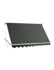 [Instahut] Fixed Pivot Arm Window Awning Outdoor Blinds 3.1X2.1M