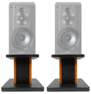 (2) 8” Wood Bookshelf Speaker Stands For Sony SSCS5 Bookshelf Speakers