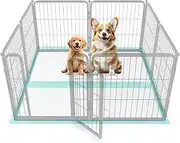 FXW Dog Pee Pads Extra Large Disposable Puppy Pads for Potty Training and Whelping, 5 Layers Quick Absorbent and Leakproof Mats with Adhesive Tape, 20 Pack, 51x29 Inches, Green