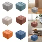 Foot Rest Creative Step Stool Square Footstool for Playroom