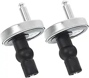 PAMINGONO 2pcs Stainless Steel Toilet Seat Hinge Bolts Kit Quick Release Top Fixing Replacement Parts Screws for Toilet Seat Fittings Easy Installation Bathroom Accessories