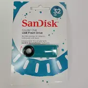 nip-SANDISK Cruzer Dial 32GB USB FLASH DRIVE Storage SDCZ57-032G-A46CGR