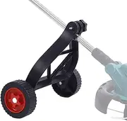 Support Auxiliary Wheel for Cordless Grass Trimmer Weed Eater, Adjustable String Trimmer Wheel Weed Wacker Attachment Lawn Tool