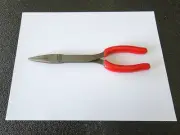 Snap-on Tools USA NEW RED Soft Grip 9" Stork Needle Nose Pliers 908CF