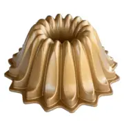 NEW NORDIC WARE CAST ALUMINIUM GOLD LOTUS BUNDT PAN Cake Bake Tin