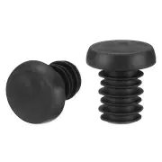 1 Pairs Bike Handlebar End Plugs Bar End Caps for Most Bike, Black