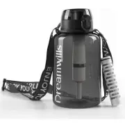 Dreamwills Filtered Water Bottle with Strap, 40oz, NSF Certified Teal Color AM5