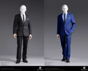 POPTOYS X39 1/6 Scale The British Agent Suit Clothes Set Figure Accessory