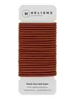 Elastic Hair Ties - Red - 24 Count, 4mm x 1.75 Inch Diameter Ponytail Auburn