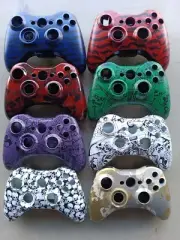 Custom Xbox 360 Hydro Dipped Controller Housing Lot 8*