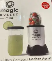 magic bullet mini the ultra compact kitchen assistant blender