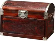 [HVDBKTS] Jewelry Boxes Jewelry Box Chinese Retro Storage Box Ring Earring Necklace Bracelet Watch Small Jewelry Storage Box FANDIAO