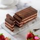 【Aposo艾波索法式甜點】草莓黑金磚(18cm) 法式甜點 草莓慕斯 72%比利時巧克力 金箔 冠軍 分享日