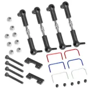 Alloy Front+ Rear Wide Sway Bar Kit for Traxxas 1/16 E-Revo/Mini Slash RC Car