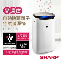 在飛比找蝦皮購物優惠-強強滾p-【夏普SHARP】19坪自動除菌離子空氣清淨機 F