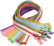 10Pcs 24 Inch Separating Jacket Zippers for Coat Jackets DIY Sewing Handbags Clo