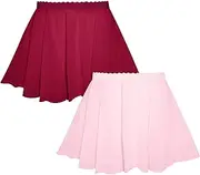 [SEAUR] Ballet Skirt Wrap Skirt Girls Ballet Chiffon Dance Skirt Elastic Waist Dance Skirt Slip On - 110-170 cm