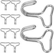 HEALLILY Car Seat Organizer Hooks 100pcs Car Seat Anchor Hooks Seat Cover Straps Clips Car Purse Hook Car Accessories Hooks Vehicle Storage Hanger