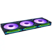 Lian Li UNI FAN SL-INF WIRELESS 120mm ARGB PWM Fan with Controller (Black) [3 Pack]