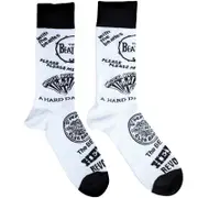 The Beatles Unisex Adult Album Socks (White/Black) - RO7442