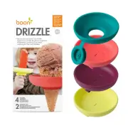 Drizzle Popsicle Holders for Kids - Includes 2 On-The-Go Travel Cases - Catches