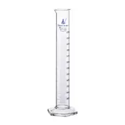 Eisco Labs 250ml Graduated Cylinder, Class B - Blue Graduations, Hexagonal Base