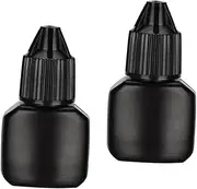 minkissy Safe Material Eyelash Glue Empty Bottles 10pcs Refillable Sets for Home Use Leakproof Design