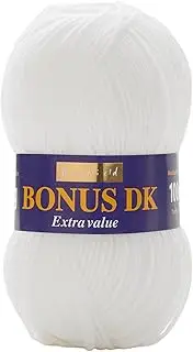 [Sirdar] Hayfield Bonus DK Double Knitting, White (961), 100g by
