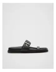 [Unison] Camden Leather Slide in Black