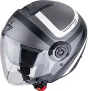 Scorpion EXO-City II Riva, open face helmet , color: Matt Silver/Black/White , size: M