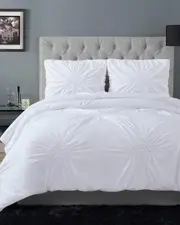 Christian Siriano Georgia Rouched Comforter Set