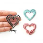 FLING Polymer Clay Cutter | Valentine Shape Cutter | Unique clay cutter |