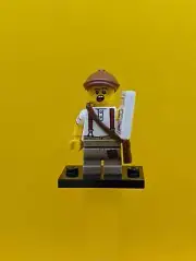 Newspaper Kid col24-12 CMF Series 24 Minifigure Lego (Complete with Stand and Ac