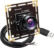 Gemstone 5MP USB Camera Module No Distortion Computer Webcam MI5100 USB2.0 UVC Webcam Industrial Lightburn Camera for Windows Linux Mac OS