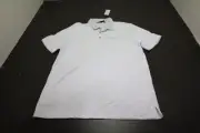 NEW Travis Mathew Golf Snowy Days Polo Mens Size Large White 1059C 01272660