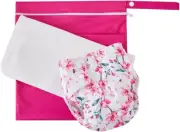 Big Softies Blosum Reusable Nappy and Wet Bag Bundle