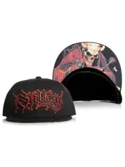Sullen Men's Til Death Snapback Hat Tattoo Art Script Style Baseball Cap