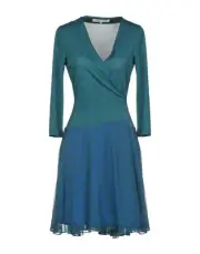 NWT Diane von Furstenberg DVF Silk Jersey Wrap Dress Wedding & Parties, size 10