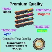 4 Toner TN253 TN-253 TN257 TN-257 Compatible with Brother HLL3230CDW MFCL3745CDW