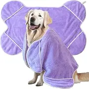 Oi! Pet! X-Large Pet Towel w 4 Pockets for Dog and Cat - Bath, Beach 500gsm Super Absorbent Microfiber 1100x700mm