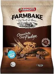 Arnott's Farmbake Chocolate Chip Fudge Cookies, 310 Grams