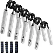 6 Pieces Hand Gripper Grip Strength Trainer Multipurpose for Athletes Sturdy