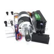 WS55-140 300W Brushless DC Spindle Motor + Motor Driver + Clamp + Speed Meter