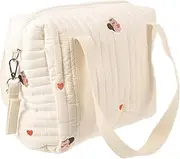 SUPVOX Portable Cotton Diaper Bag Stroller Storage Tote Compact Diaper Backpack for Travel Lightweight and Durable Diaper Organizer Convenient Nappy Bag for Parents